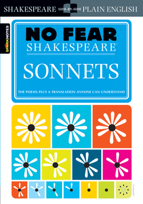 Sonnets: No Fear Shakespeare Side-By-Side Plain... 1411402197 Book Cover