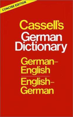 Cassell's German Dictionary: German-English Eng... 0025226509 Book Cover