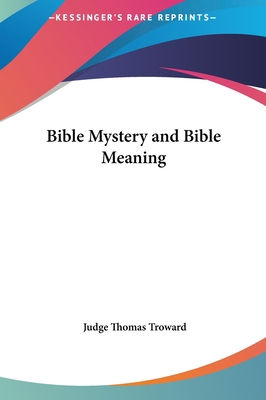 Bible Mystery and Bible Meaning 1161356894 Book Cover