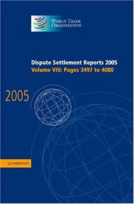 Dispute Settlement Reports 2005 0521885507 Book Cover
