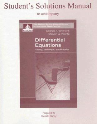 Differential Equations: Theory, Technique And P... 0072863161 Book Cover