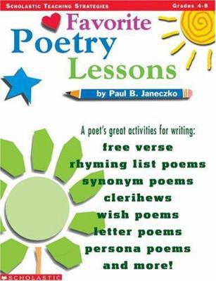 Favorite Poetry Lessons 0590996185 Book Cover