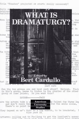 What is Dramaturgy? 0820421774 Book Cover