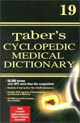 Taber's Cyclopedic Medical Dictionary 0803606559 Book Cover