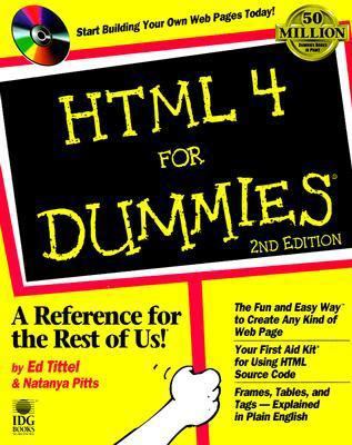 HTML 4 for Dummies [With CD-ROM] 0764505726 Book Cover