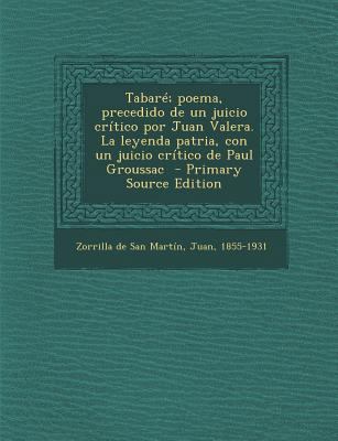 Tabare; Poema, Precedido de Un Juicio Critico P... [Spanish] 1295670682 Book Cover