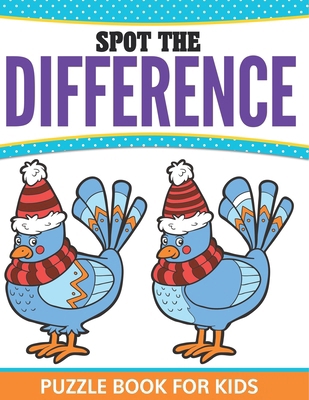 Spot The Difference Puzzle Book For Kids B0DZCKPMDT Book Cover
