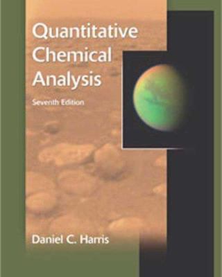Quantitative Chemical Analysis 0716770415 Book Cover