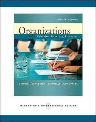 Organizations 0071263527 Book Cover