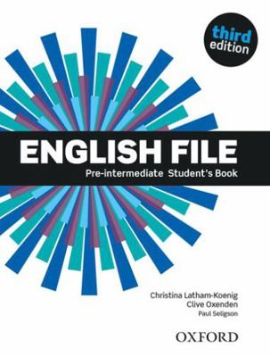 English file 3rd edition pre-intermediate; stud... 0194598578 Book Cover