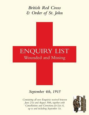 British Red Cross and Order of St John Enquiry ... 1847349161 Book Cover