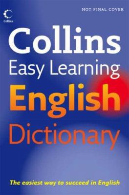 Collins Easy Learning English Dictionary 000726125X Book Cover