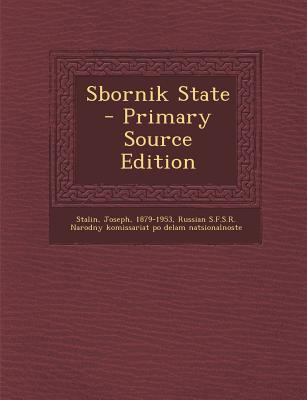 Sbornik State [Russian] 1295464454 Book Cover