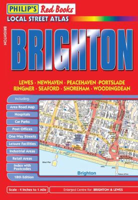 Philip's Red Books Brighton (Local Street Atlases) 0540093807 Book Cover