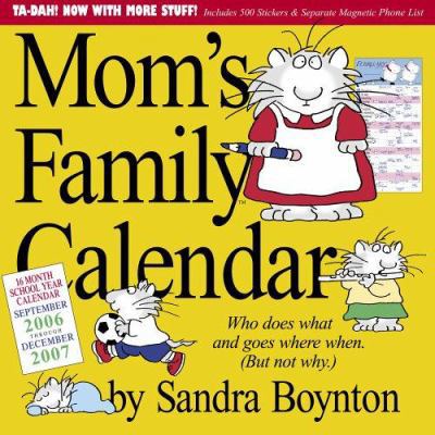 Mom's Family Calendar 2007 0761140492 Book Cover