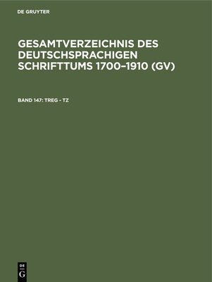 Treg - Tz [German] 3112407679 Book Cover