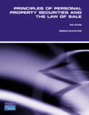 Principles of Personal Property Securities and the Law