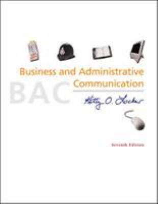 Business & Administrative Communication with Gr... 0073309702 Book Cover