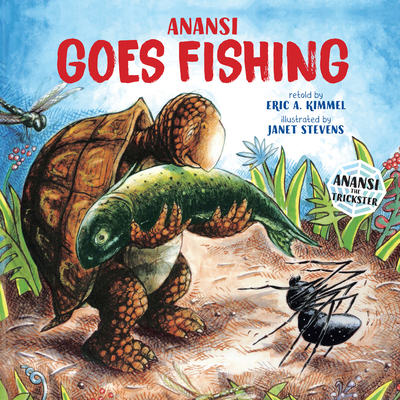 Anansi Goes Fishing B002DTD3PU Book Cover