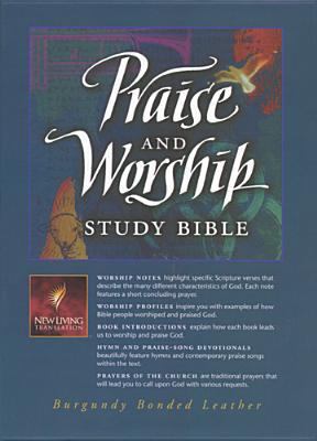 Praise & Worship Study Bible, New Living Transl... 0842333398 Book Cover