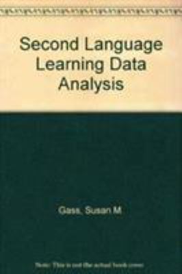 Second Language Learning Data Analysis 0805833676 Book Cover