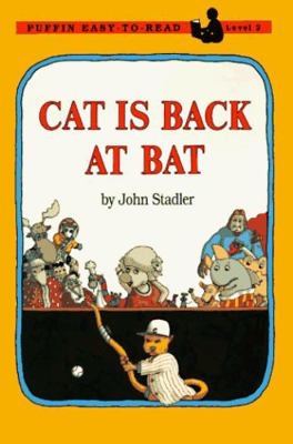 Cat Is Back at Bat (Dutton Easy Reader) 0525447628 Book Cover