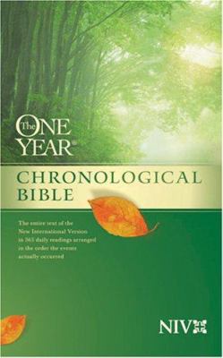 One Year Chronological Bible-NIV 1414314094 Book Cover