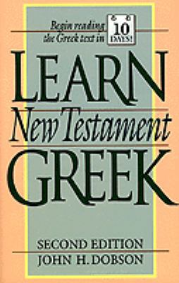 Learn New Testament Greek Cassette Tape 0801029945 Book Cover
