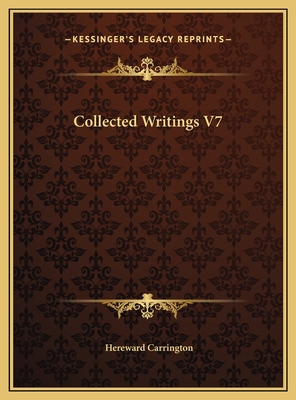 Collected Writings V7 1169827470 Book Cover