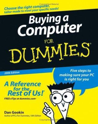 Buying a Computer For Dummies 076459818X Book Cover
