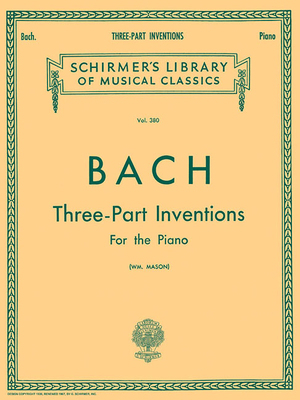 15 Three-Part Inventions: Schirmer Library of C... 1458426645 Book Cover