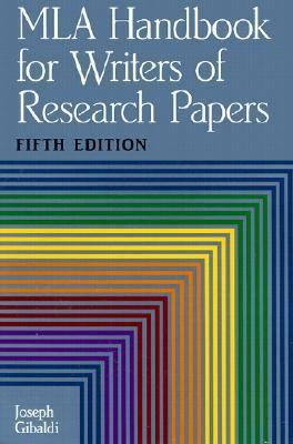 MLA Handbook for Writers of Research Papers 0613181980 Book Cover