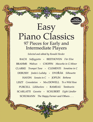 Easy Piano Classics: 97 Pieces for Early and In... 0486404072 Book Cover