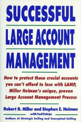 Successful Large Account Management 0805013040 Book Cover