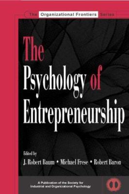 The Psychology of Entrepreneurship 0805850627 Book Cover