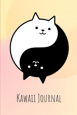 Paperback Kawaii Journal: Cute Cat Yin Yang Yoga Notebook for Women, Teen Girls & Children Book