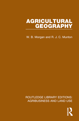 Agricultural Geography 1032469838 Book Cover