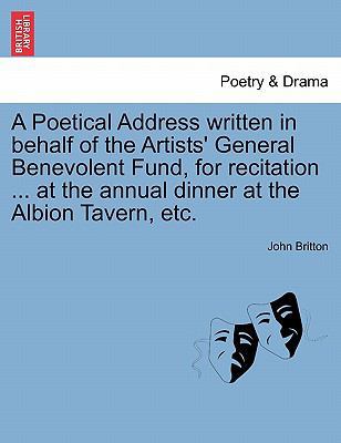 A Poetical Address Written in Behalf of the Art... 124101177X Book Cover