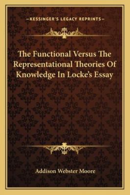 The Functional Versus The Representational Theo... 1163226939 Book Cover