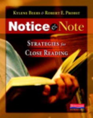 Notice & Note: Strategies for Close Reading 032504693X Book Cover