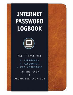 Internet Password Logbook (Cognac Leatherette):... 1631061941 Book Cover