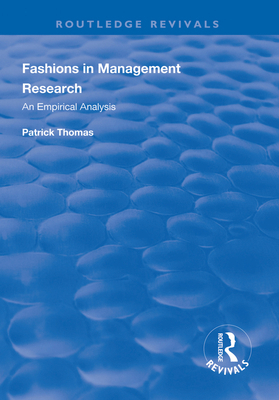 Fashions in Management Research: An Empirical A... 1138310654 Book Cover