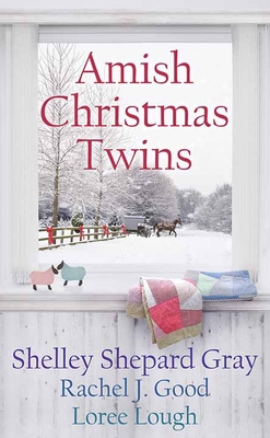 Amish Christmas Twins [Large Print] 1643587234 Book Cover