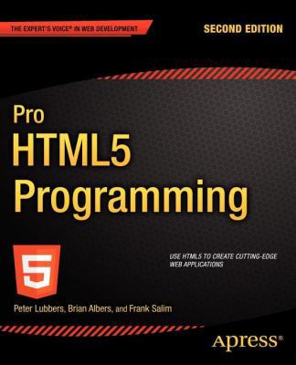 Pro HTML5 Programming: Powerful APIs for Richer... 143023864X Book Cover