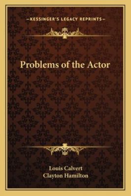 Problems of the Actor 1162956674 Book Cover