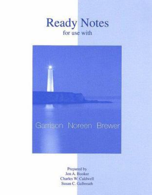 Ready Notes for Use with Managerial Accounting 0073080667 Book Cover