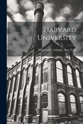 Harvard University 1021563587 Book Cover