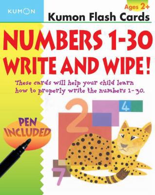 Numbers 1-30 Write & Wipe!: [With Pen] 193324108X Book Cover