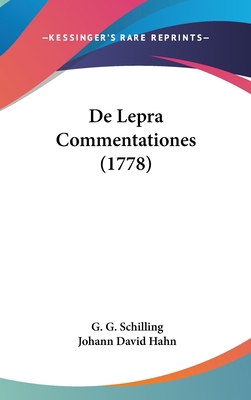 de Lepra Commentationes (1778) 1104690799 Book Cover