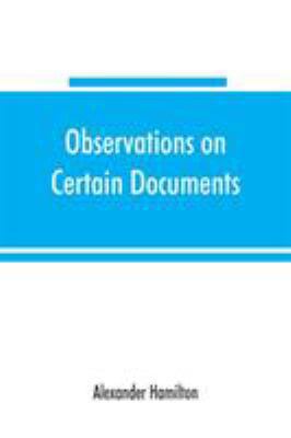 Observations on certain documents in "The histo... 9353865352 Book Cover